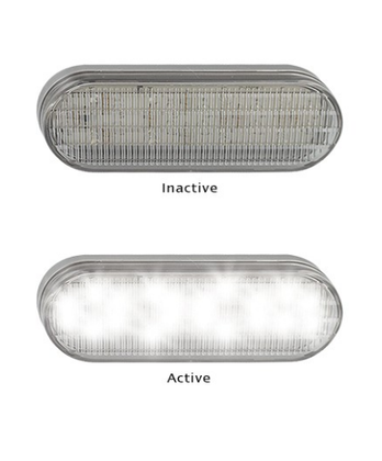 Reverse Light. 12v. Clear Lens & White LED. LED Auto Lamps. 5505W ...