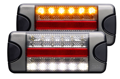 Low Profile LED Smoked Lens Tail Light LED. Multi-Volt, 12 & 24 Volt DC ...