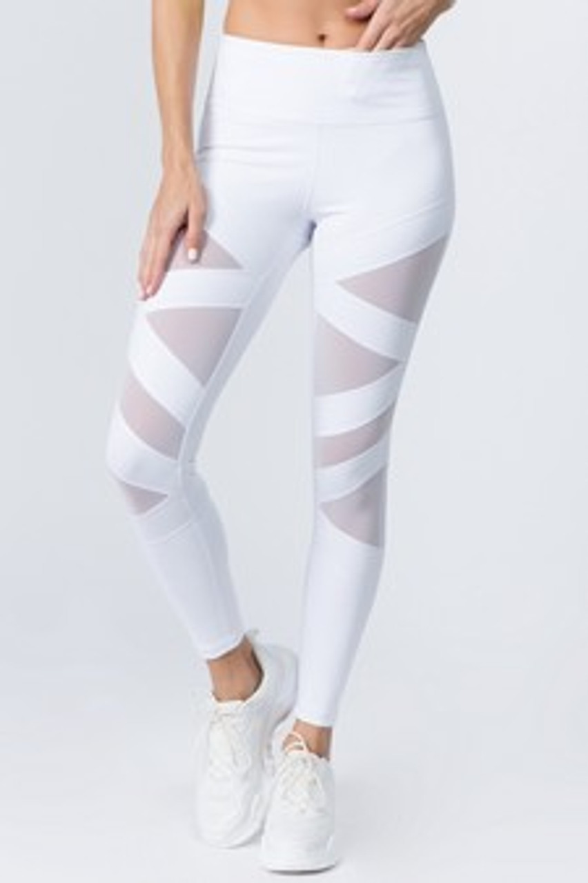 Sports Side Mesh Workout Leggings – Alycia Mikay Fashion