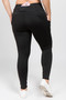  High Waist 5 Pocket Workout Leggings - PLUS BLACK