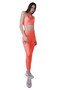 COVERGIRL-7/8 MOTO LEGGINGS IN HOT CORAL (CGP19209C-COR)