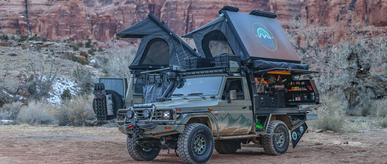 Vehicle storage boxes for 4x4 and off road routes