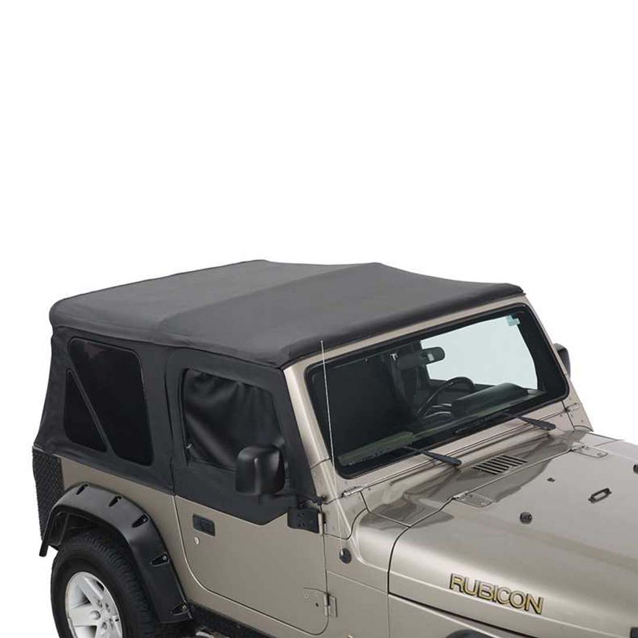 1997年から2006年のジープラングラープレミアム交換ソフトトップ +アッパースキン6pcsFor 1997-2006 Jeep Wrangler Premium Replacement S