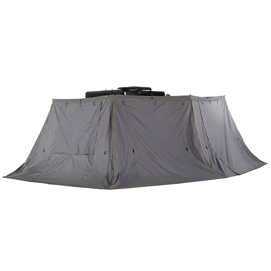 Overland Vehicle Systems HD Nomadic 270 Degree Awning Walls - Dark Grey Body with Storage Bag - Universal