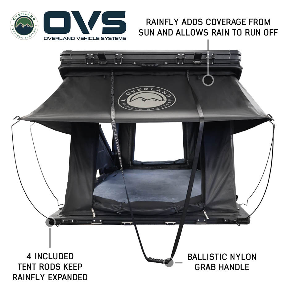 XD K2 Clam Shell Pop Up 2 Person Hard Shell Roof Top Tent