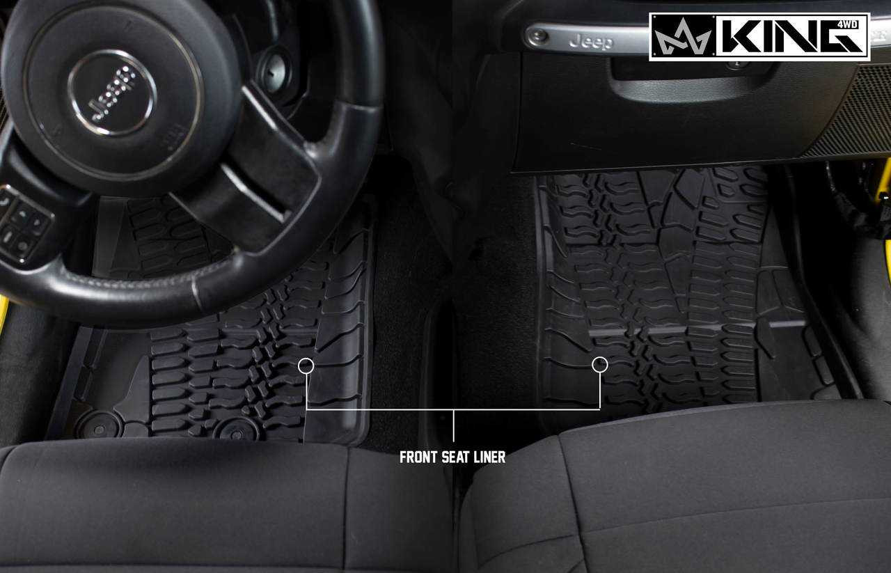 Custom Fit Jeep Wrangler JKU JLU Floor Mats