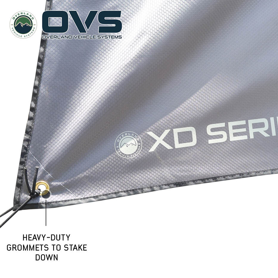 XD Nomadic 270 Grey Hex Awning Walls with Storage Bag