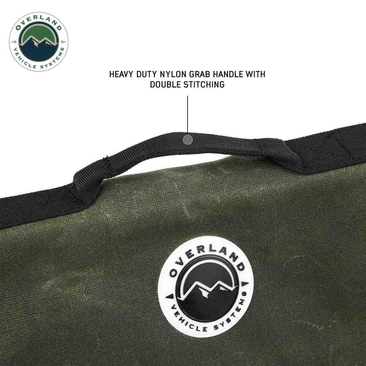 Rolled First Aid Storage Bag - #16 Waxed Canvas Universal