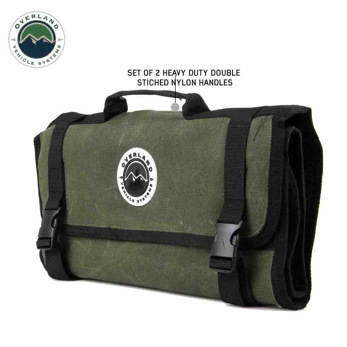 Rolled First Aid Storage Bag - #16 Waxed Canvas Universal