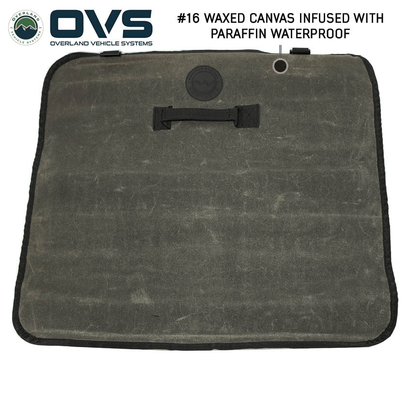 Rolled Socket Organizer Storage Bag - #16 Waxed Canvas