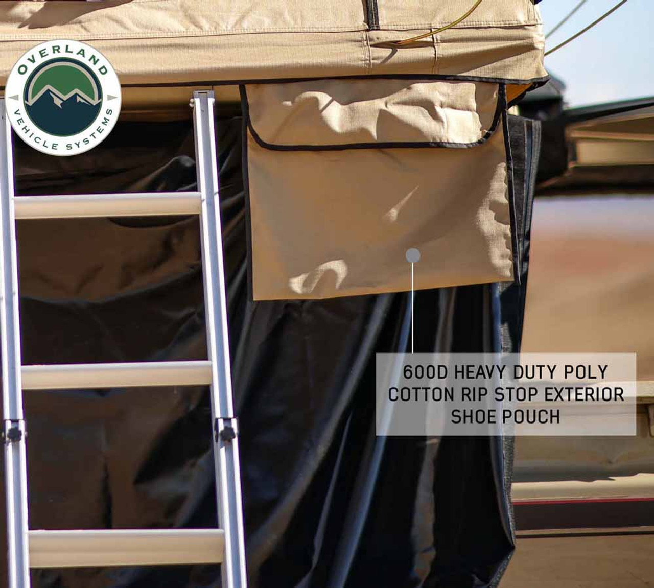 トップス oll TENT SMOCK LD TMBK 3 Person Roof Top Tent with Green Rain Fly