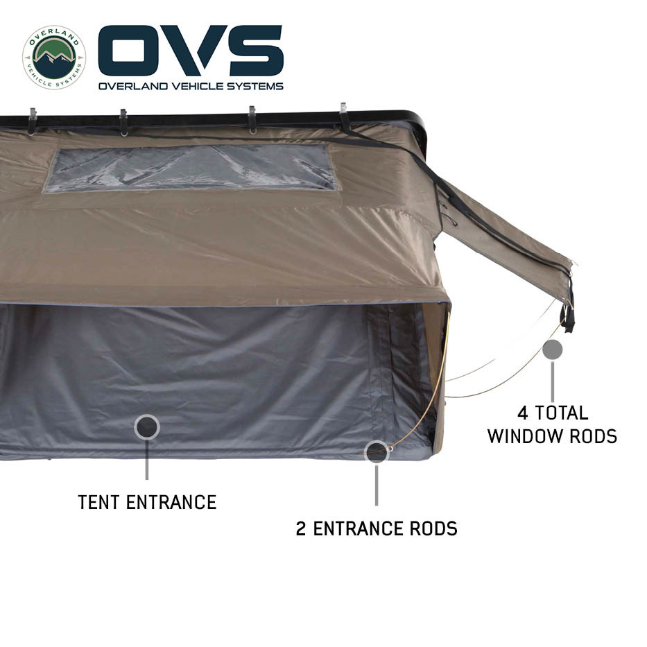 Bushveld 4+ Person Hard Shell Roof Top Tent