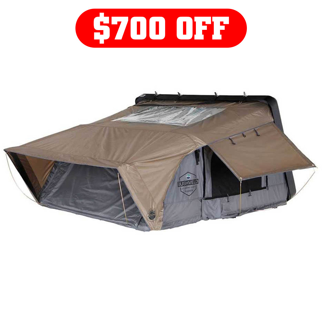 Bushveld 4+ Person Hard Shell Roof Top Tent