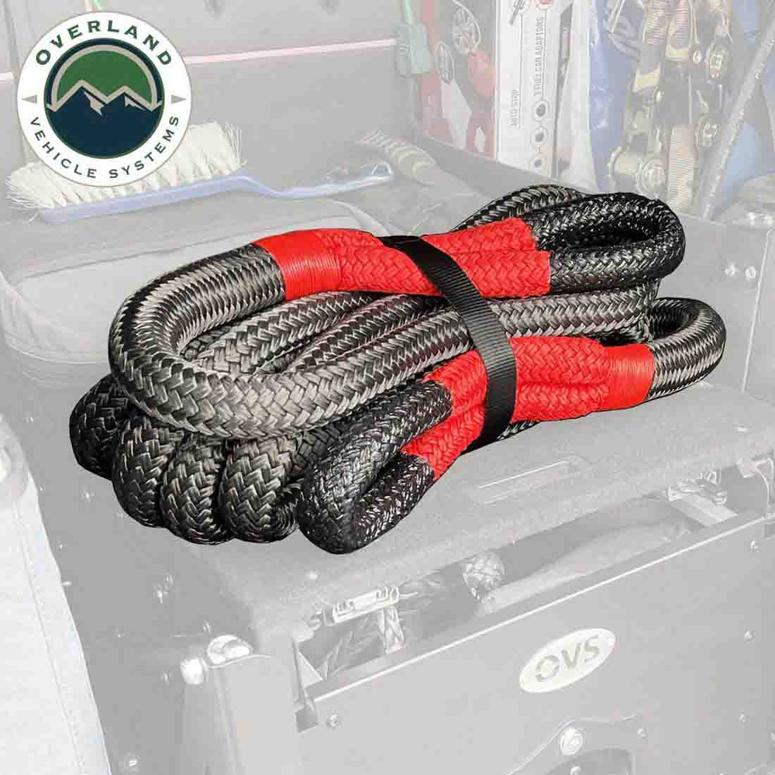 Miolle Kit Recupero Fuoristrada – Corda Cinetica 1"x30' (35.000 Lb MBS) E 2 Grilli Morbidi In Fibra Spectra 3/8" – Garanzia A Vita