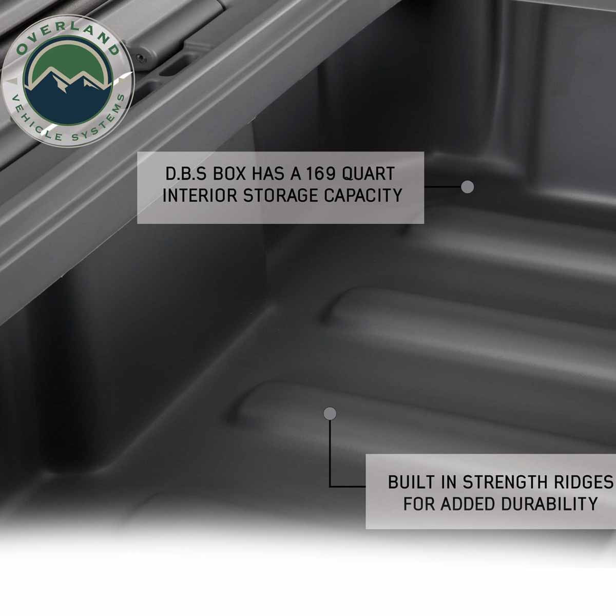 D.B.S. - Dark Grey 169 QT Dry Box Storage