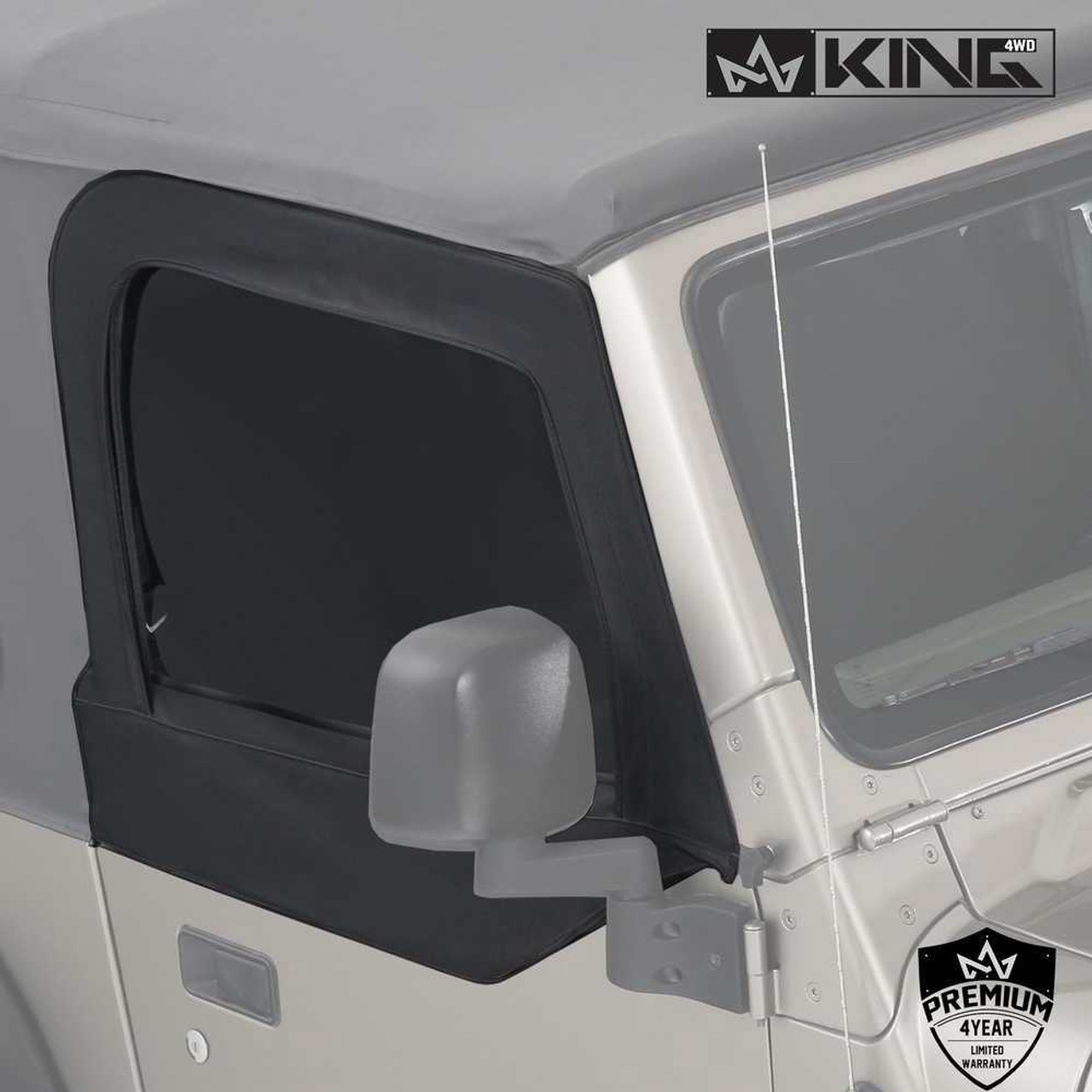 King 4WD Upper Door Skins For Jeep Wrangler Upper Doors