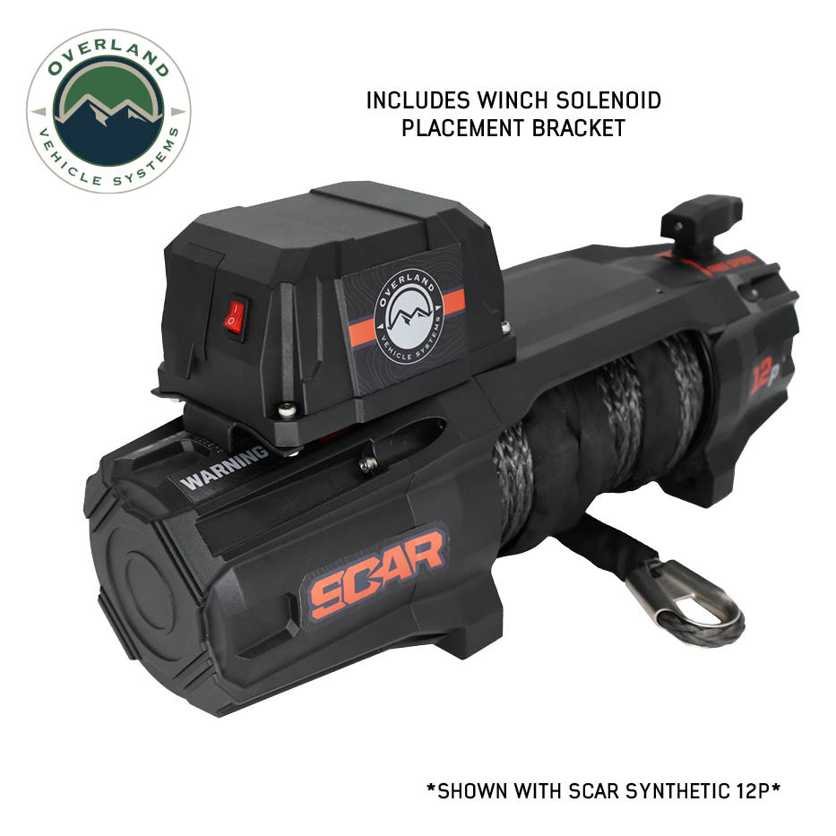 SCAR 10S - 10,000 lbs. Rated Synthetic Rope Recovery Winch