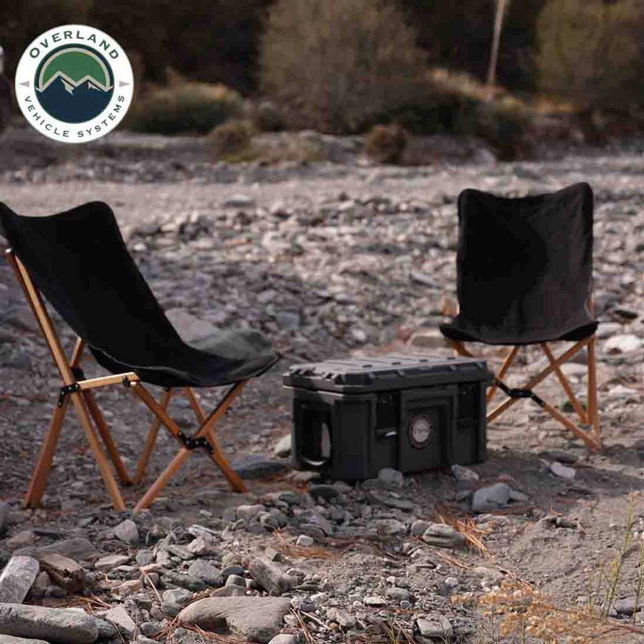 Kick It Camp Chair - Wood Base & Storage Bag