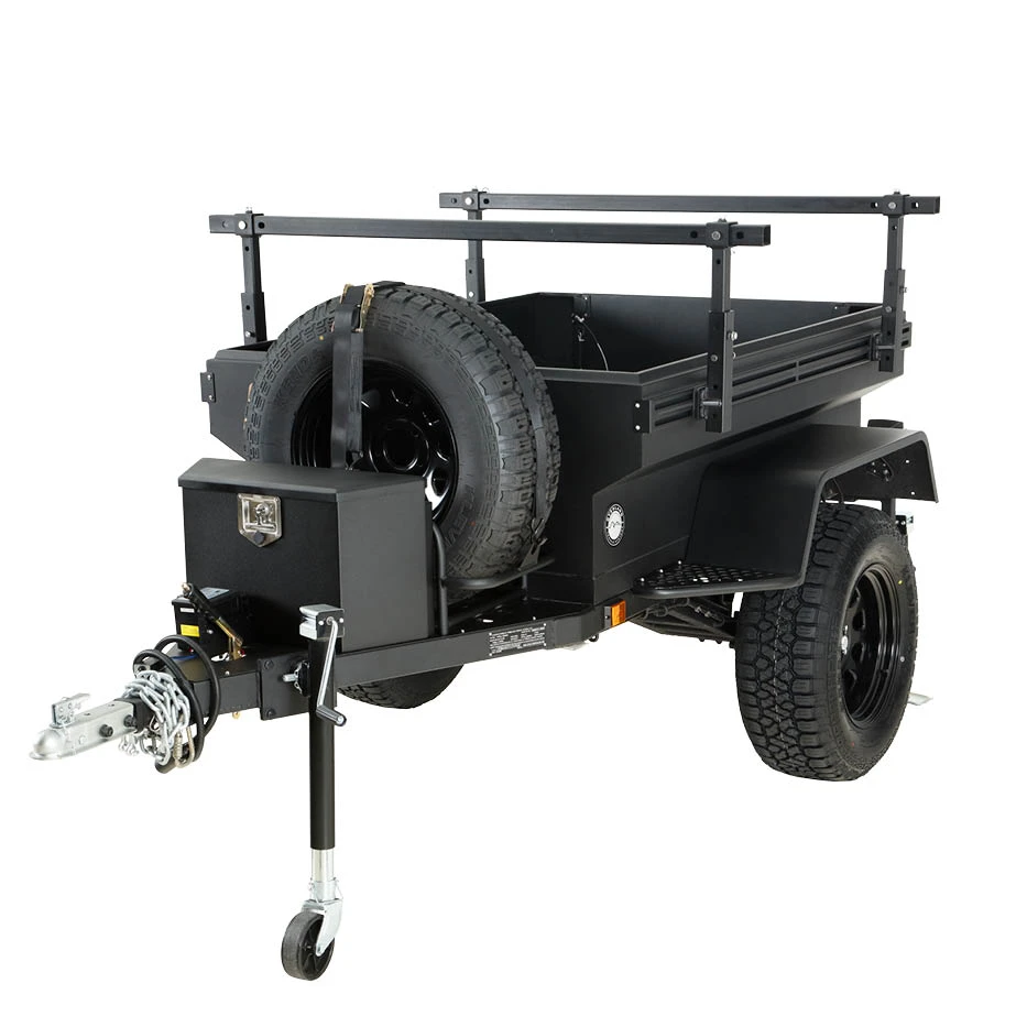 OVS Off-Road Trailer independent coil spring trailing arm suspension