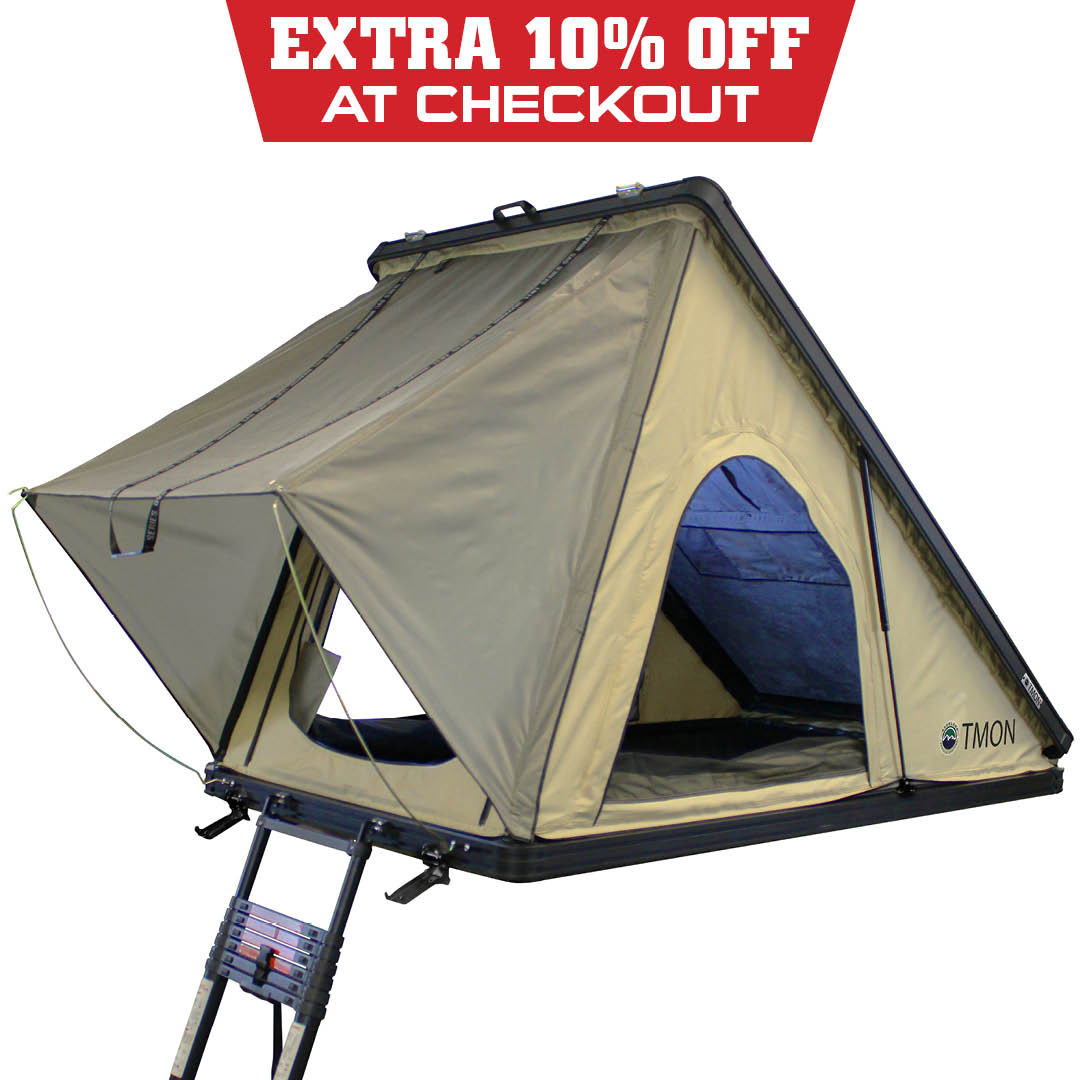 LD TMON Clamshell Aluminum Hard Shell Roof Top Tent
