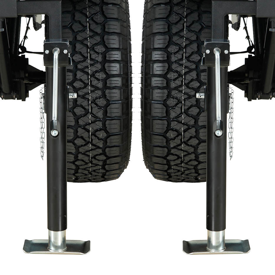 Rear Support Jacks (Pair) for Off Road Trailer