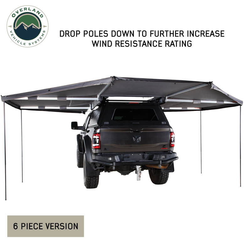 HD Nomadic 180 Awning Connector Piece - Dark Grey