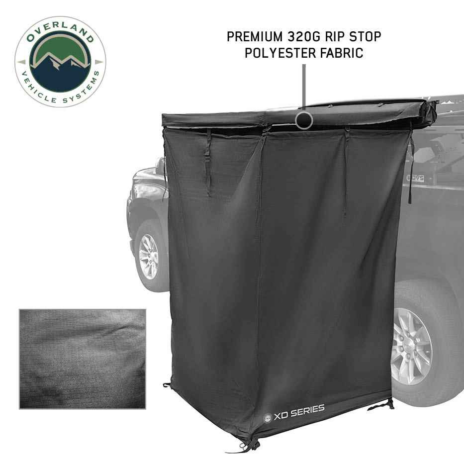 XD Nomadic 90 Degree Pivot Shower Awning - Quick Deploying