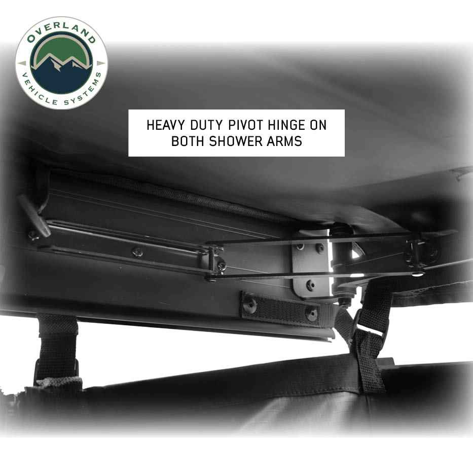 XD Nomadic 90 Degree Pivot Shower Awning - Quick Deploying