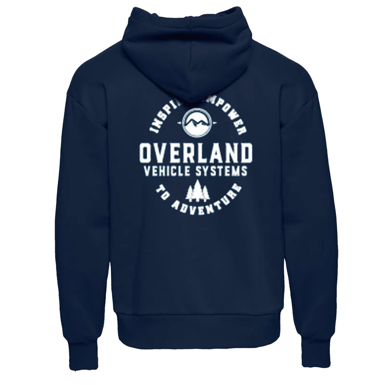 Nomadic Navy Blue Hoodie - Back Nomadic Navy Blue Hoodie - Back