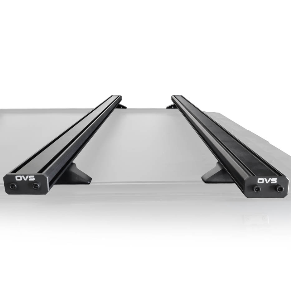 Pro Crossbars with End Caps and Brackets - Sold in Pairs