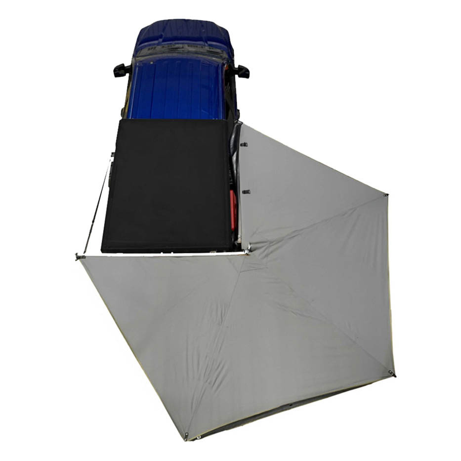 HD Nomadic 270 LT Awning - Dark Gray With Black Travel Cover Universal Passenger