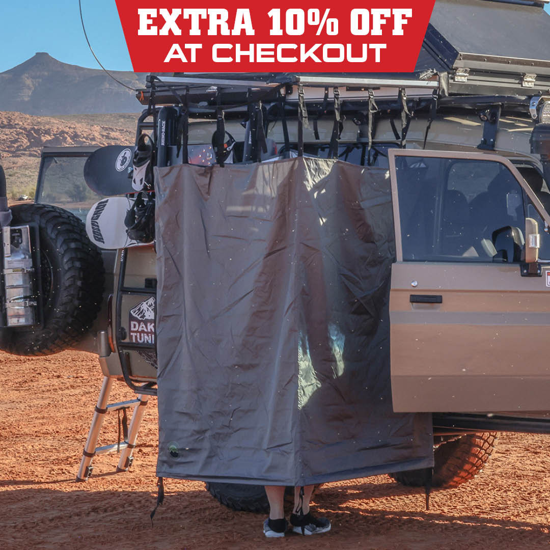 HD Nomadic Car-Side Shower Room - Camping Shower Tent 3/4
