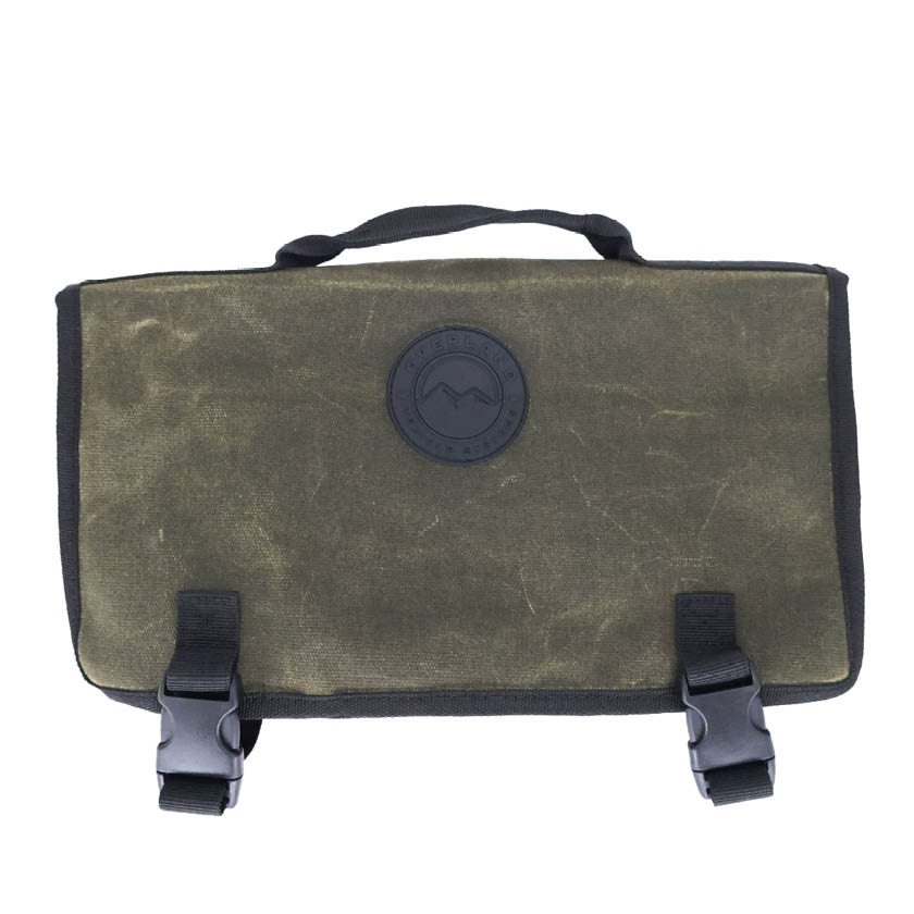 Recovery Wrap Storage Bag - #16 Waxed Canvas Organizer Front