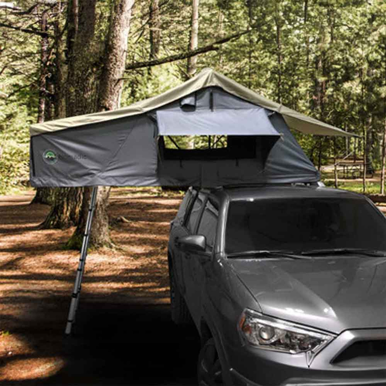 HD Nomadic Extended Roof Top Tent in Dark Gray - 2 Person
