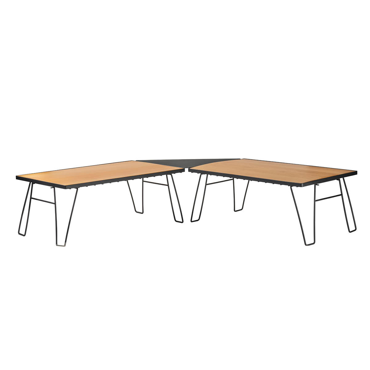 Kick It Collapsable Camp Table - Wood Base & Storage Bag