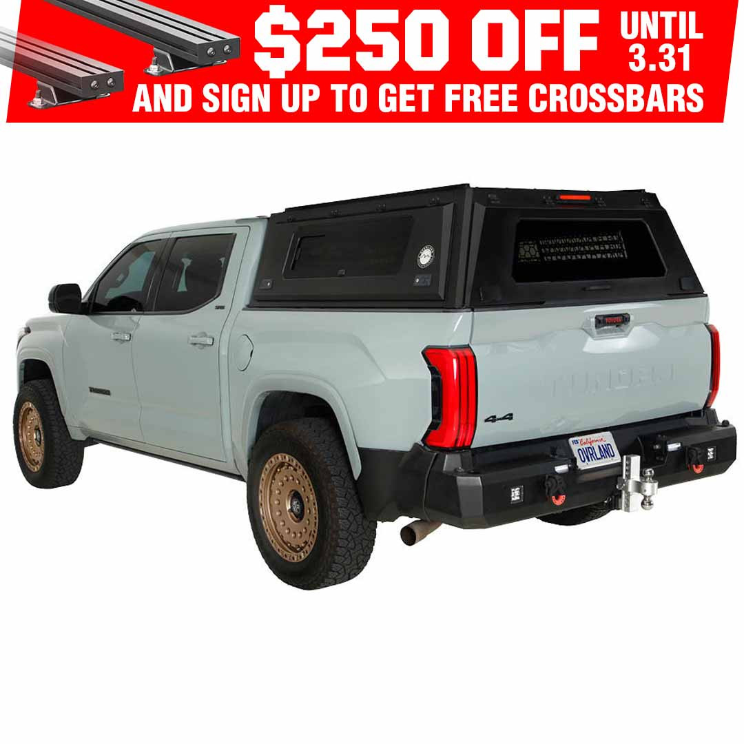 Expedition - Pro+ Truck Cap W/ Full Window Wing Doors, and 3rd Brake Light