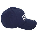 Navy Blue Embroidered Hat Side