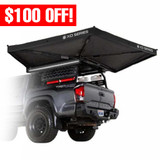 XD Nomadic 270 LTE Awning - Black Fabric and Travel Cover Low