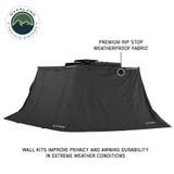 XD Nomadic 270 LT Awning Walls - Black Fabric and Trim Side
