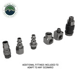 Flow Guard Air Coil 39 Foot Air Hose Reel Kit Fittings