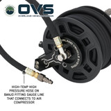 ARK Air Reel Kit - 39 Foot Hose with Mounting Bracket Banjo Fitting Hose