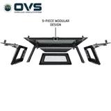 Expedition Truck Cap for 2020-2027 Jeep Gladiator 5 ft Bed - Full Wing Doors Exploded View