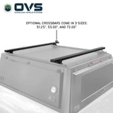 Expedition Truck Cap for 2021-2027 Ford F-150 5.5 ft & 6.5 ft Beds - Full Wing Doors & 3rd Brake Light Crossbars