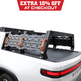 Ruff Rax 2021-2026 Rivian R1T 4.5 ft Bed Rack 3 Quarter