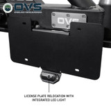 Pivot Off-Road Hitch Tire Carrier License Plate