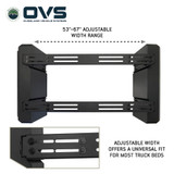 Pod Rack Universal Bed Storage System with Adjustable Crossbars and Lock Latches Adjustable Width