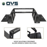Pod Rack Universal Bed Storage System with Adjustable Crossbars and Lock Latches  Adjustability