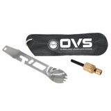 Camping Spork with Flint and Storage Sleeve Camping Spork with Flint and Storage Sleeve