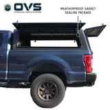 Expedition Truck Cap for 2017-2022 Ford F-250 / F-350 6.8 ft Bed - Full Wing Doors Side open