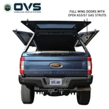 Expedition Truck Cap for 2017-2022 Ford F-250 / F-350 6.8 ft Bed - Full Wing Doors Rear Open